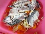 Papillote de sardines au fenouil