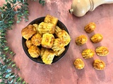 Mini cannelés au chorizo, parmesan et cacahuètes