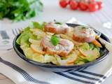 Salade printanière et ses toasts d’anchoiade maison