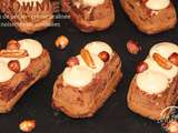 Brownies noix de pécan, crème pralinée et noisettes caramélisées (La Boite à patisser)