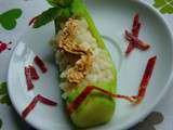 Risotto chorizo courgettes et macarons speculoos  chats  