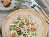 Salade d'endives aux crevettes grises avec les Nouveaux Producteurs