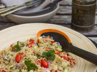 Salade de quinoa aux légumes