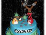 Gâteau d'anniversaire Angry Birds