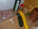Cassolette courgette / poulet