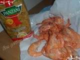 Pâtes sauce courgette et crevettes au citron