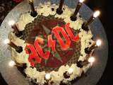 Gâteau d'anniversaire au chocolat hyper moelleux #acdc