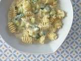 One pot pasta roquefort courgette