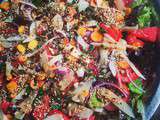 Salade estivale pour le défi cuisine organisé par Recettes.de : La FreshSésame by Les Petits Explo’