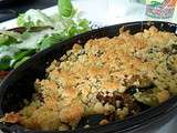 Crumble de legumes tout leger
