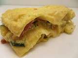 Lasagnes potiron ricotta courgette bacon