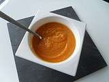 Soupe potiron carottes bacon