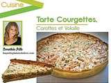 Tarte courgettes carottes volaille