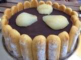 Charlotte poires-chocolat