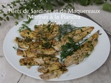 Filets de sardines et de maquereaux marinés à la plancha
