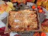 Fine tarte aux pommes et au gingembre - pâte feuilletée recette rapide