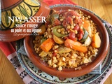 Nwasser sauce rouge au poulet et aux légumes - balade tunisienne à Djerba