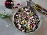 Salade d'endives, pommes de terre et harengs fumés - balade régionale le long de la Côte d'Opale