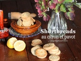 Shortbreads au citron et pavot