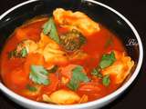 Soupe italienne à la tomate et aux raviolis
