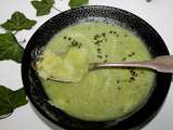 Soupe poireau brocoli et ravioles du dauphiné