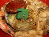 Cassoulet de la mer au chorizo « Cabillaud, Crevettes,Chorizo, »