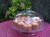 Cupcakes tout roses (à la confiture de fraises)
