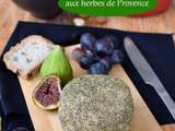 Faux-mage frais amande-cajou enrobé d'herbes de Provence