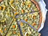 Tarte de courgette à la pâte d'olive