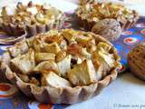 Tartelettes rustiques {pommes, noix & sirop d'érable}