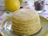 Pancakes au citron et pavot