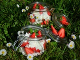 Pavlova aux fraises en bocal, facile et rapide
