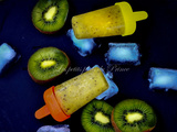 Popsicles à la purée de kiwi (pirouli, glace)