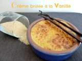 Crème brûlée à la vanille