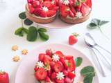 Tarte aux fraises à la crème pâtissière