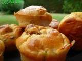 Muffins aux Tomates Confites, Féta et Basilic