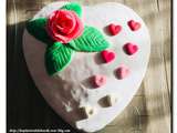 Gâteau de la Saint Valentin litchi passion