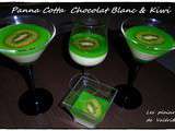 Panna Cotta Chocolat Blanc & Kiwi