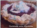 Tartelette aux myrtilles