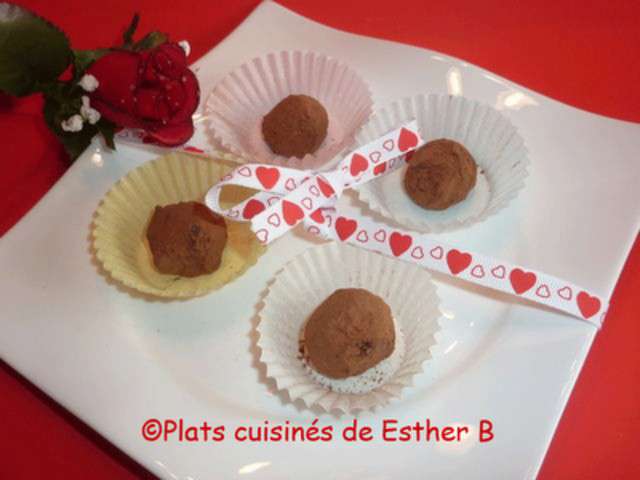 Recettes de Truffes au Chocolat de Les plats cuisinés de Esther B