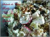 Salade de chou blanc et radis