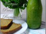 Smoothie santé mangue banane persil ou chou kale