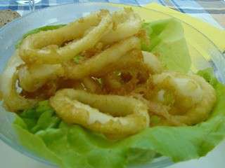 Calamars à la romaine et Quincy de fou
