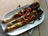 Poireaux brûlés aux betteraves