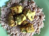 Poulet au curry - sauce fromage blanc