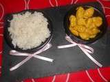 Poulet au curry /riz basmati