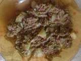 Rata aux haricots verts et Corned Beef