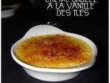 Crème brûlée à la vanille des îles