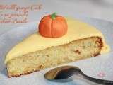 Gateau décoré d’Halloween: hot milk sponge cake & ganache citron basilic