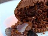 Muffins Moelleux Aux Coeurs Coulants de Chocolat